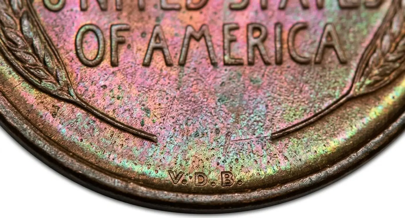 1909 VDB Lincoln wheat penny