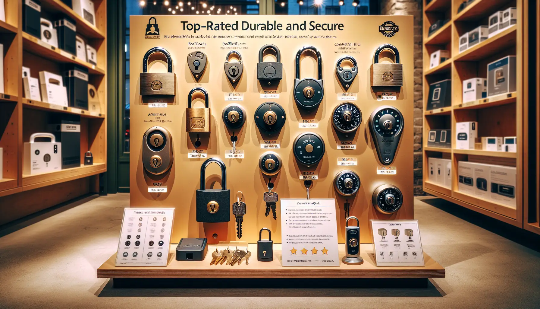 Top Recommendations for Durable and Secure Locks